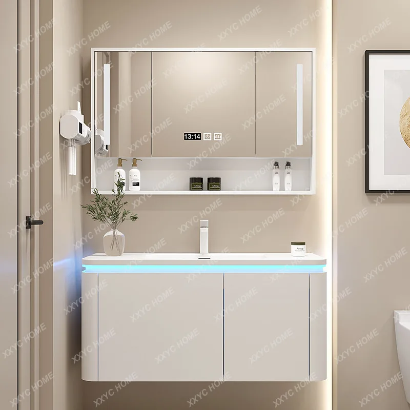 Smart Combination Bathroom Cabinet Bathroom Hand Washing Wash Basin Whole Washbin Washstand