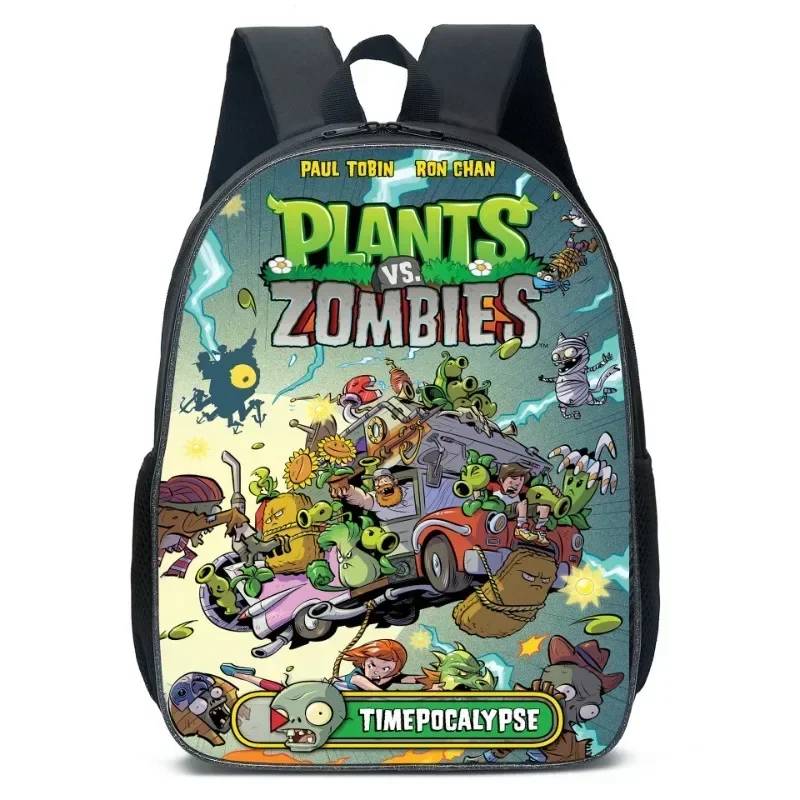 

Game Plants Vs Zombies Backpack PVZ Cartoon Peripheral Schoolbag Student Supplies Outdoor Travel Bag Birthday Gifts