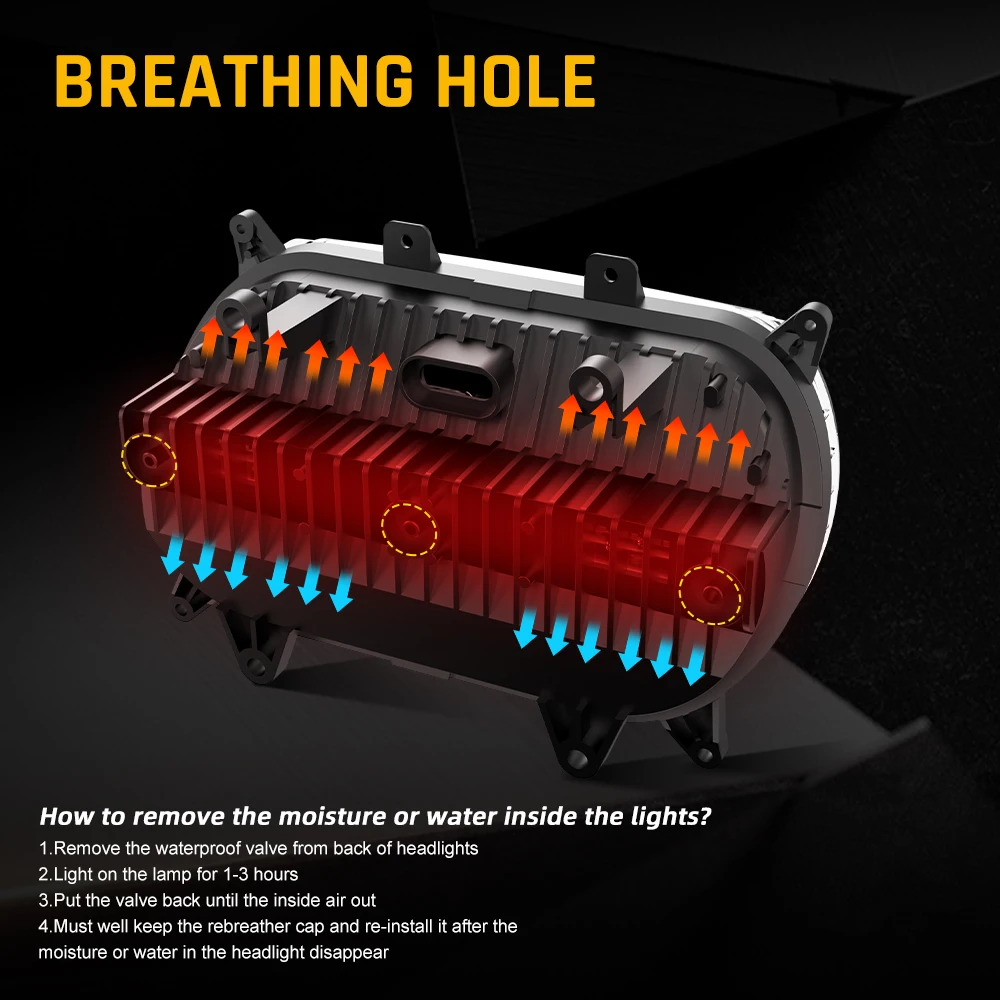 【جودة عالية】مصابيح أمامية Led للدراجة النارية من الألومنيوم من Loyo Diecast لدراجة Harley Road Glide Special FLTRXS 2015-2022 Led Headlam