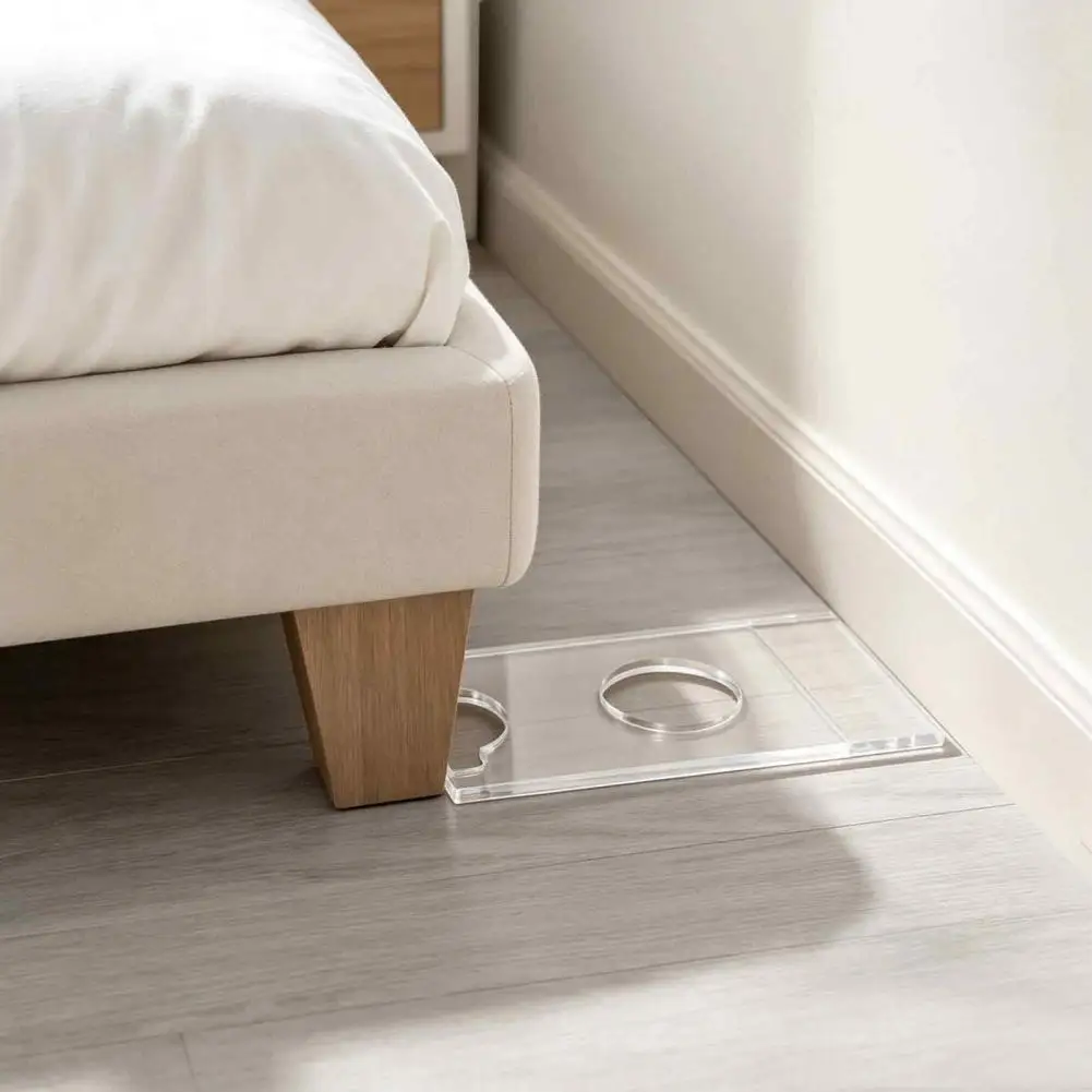 Sofa Wall Protector Wall Gap Spacer Acrylic Furniture Wall Spacers Set Adjustable Couch Bed Stopper Protectors Curtain Outlet