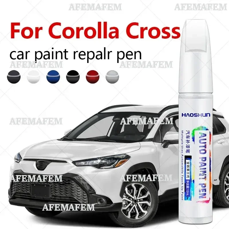 Paint Repair Pen Touch Up Scratch Remover DIY Auto Accessories Black White Silver  Red For Toyota Corolla Cross 2020-2025  E210