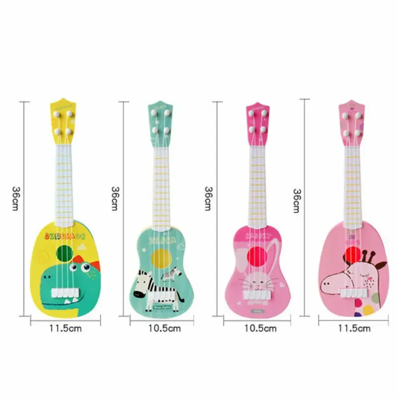 Jouets musicaux d'apprentissage pour enfants, jouets pour bébés, Ukulele, JEMontessori dos, cadeau de jeux de musique pour tout-petits