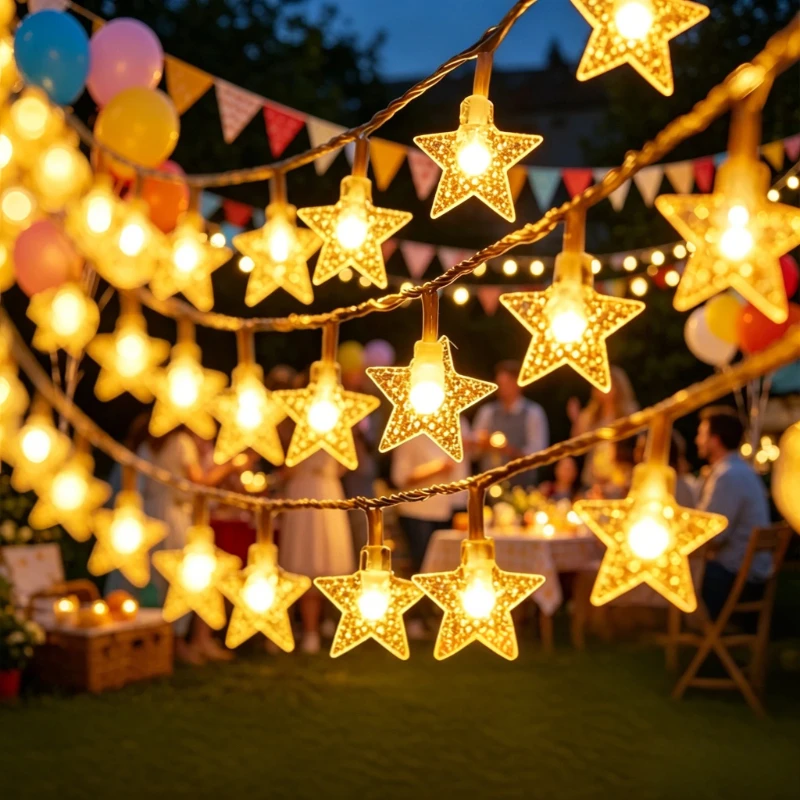 LED String Lights Outdoor Star - Eve Party review and price