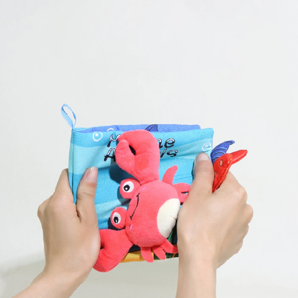 หนังสือการศึกษาปฐมวัยผ้าทารกแรกเกิดสําหรับของเล่นเด็กวัยหัดเดินผ้านุ่มภาพ