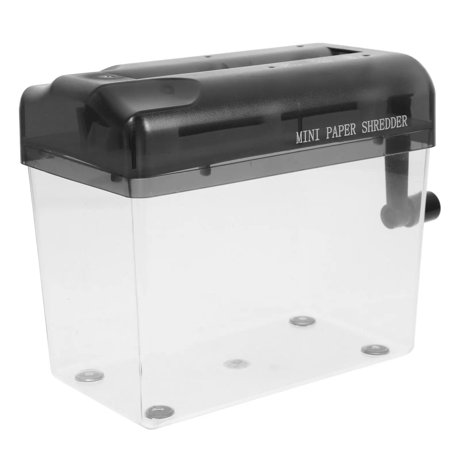 Portable Hand Crank Shredder for Paper Documents Bills Receipts Craft Strips Wear Resistant Desktop Small Shredder Household Use