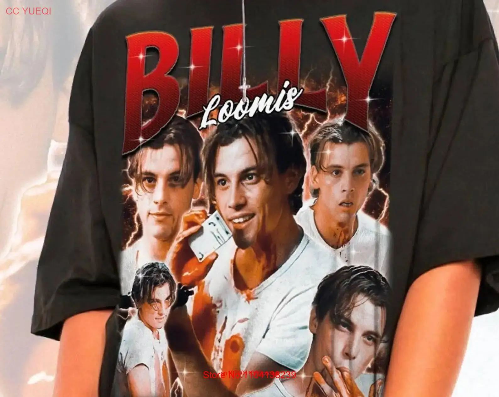 Scream Billy Loomis Retro Vintage T Shirt Size S 5XL long or short sleeves