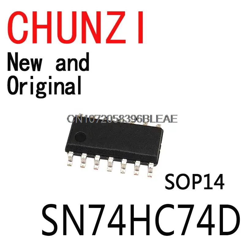 10PCS New and Original SOP14 74HC74D SOP-14 74HC74 SOP SN74HC74D