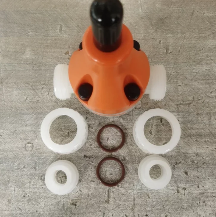 PVDF Back Pressure Valve Safety Relief Valve PTFE Regulator for Acid Alkali