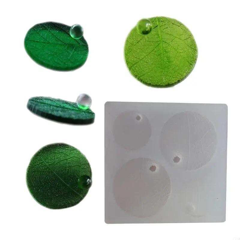 Stylish Clear and White Silicone Mold for Creating Intricate Water drop and Designs in Resin or Wax Projects