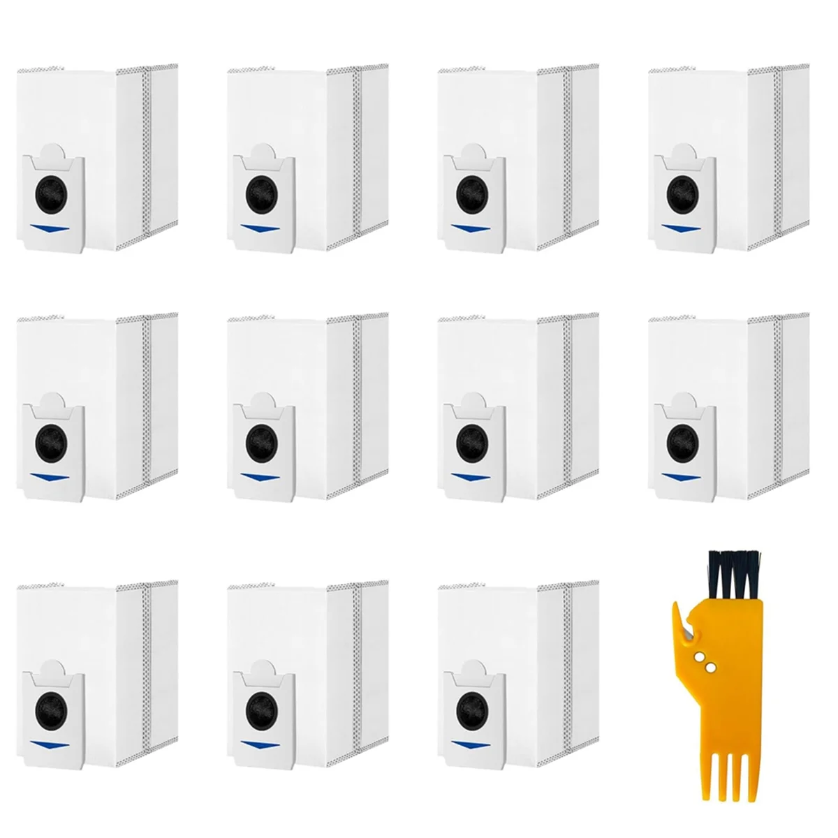 Sacchetti per la polvere per ECOVACS DEEBOT T30S Pettine/DEEBOT X2 Pettine Aspirapolvere Stazione autovuota, Accessori per sacchetti per la polvere