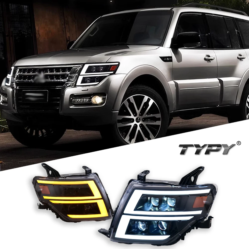 

TYPY Car Headlight For Pajero V93 V97 Headlight 2005-2021 Upgrade Modified LED lamp Dynamic Turn Signal Lamp DRL Car Accessories