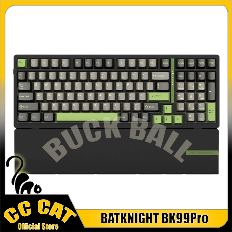 

NEW BATKNIGHT BK99Pro Mechanical Keyboard 3 mode Wireless Bluethooth Keyboards Gasket Hot-Swap Custom Office Esports PC Keyboard