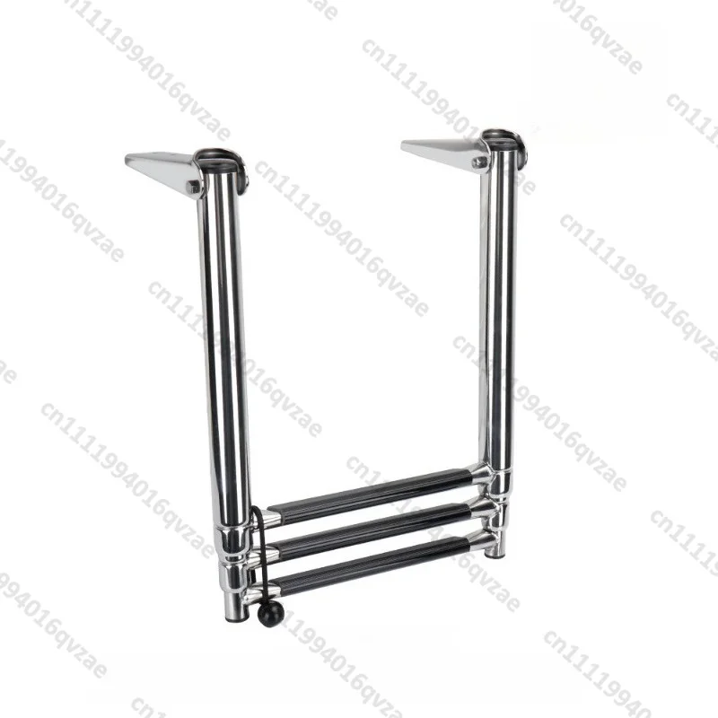 

Marine Launching Ladder, Stainless Steel Deck Ladder Collapsible Retractable Ladder, Ship Boarding Ladder Pedal Gangway Ladder