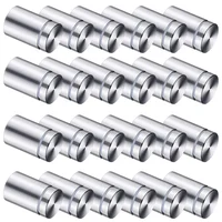 Tornillos para soporte de señal de piezas, tornillos de acero inoxidable para publicidad, montaje en pared, clavos acrílicos de vidrio, 12x25, 60/100