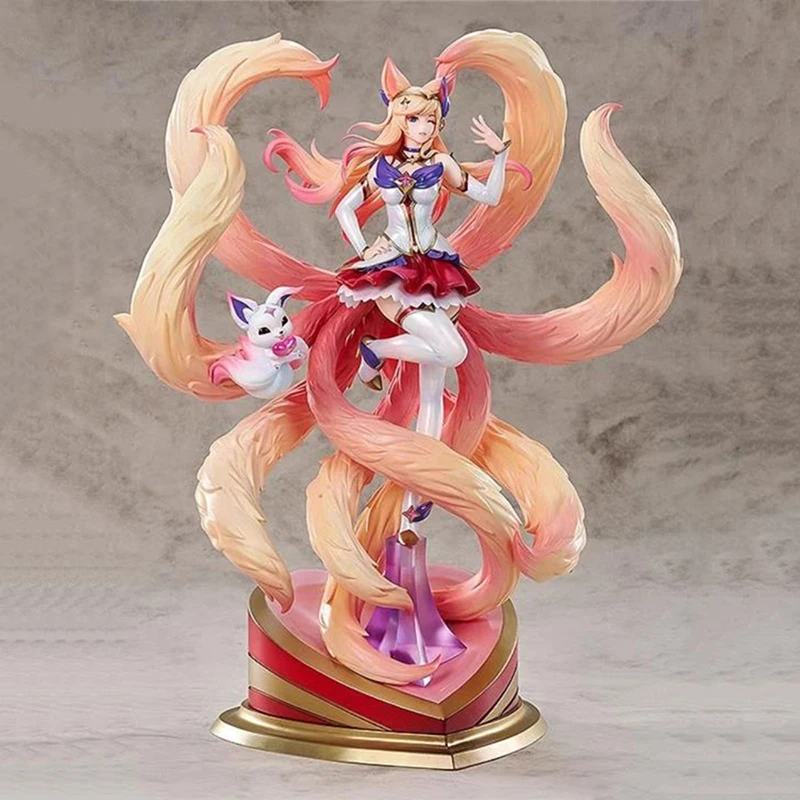 In Stock Genuine Original League of Legends The Nine-Tailed Fox Star Guardian Ahri Action Anime Figure Collectible Model Dolls