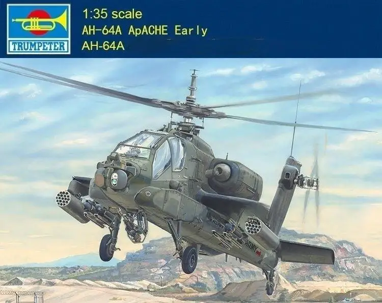 Trumpeter 05114 1:35 AH-64A Apache Early Plastic Model Kit