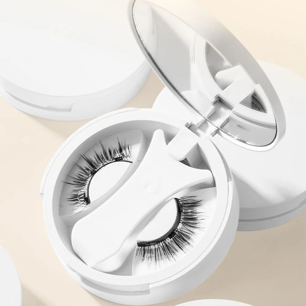 Magnetic Magnetic Eyelashes Kit Natural Look Faux Mink Magnetic Lashes Reusable No Glue False Eyelashes with Magnets