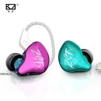 KZ ZSTX 1DD+1BA Hybrid Driver In-ear Earphone Noise Cancelling Headset With 2Pin Replaceable Cable