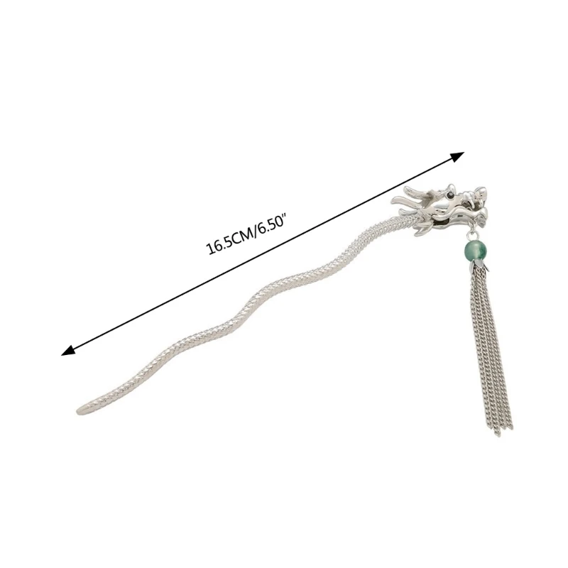 Delicate Dragon Hairpin Chinese Hair Cheongsam Hair Pin Sticks for Taking Photo Hair Styling Supplies