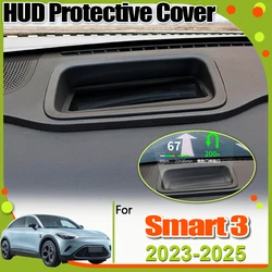 Car HUD Head Up Display Frame Protective Cover For Mercedes Benz Smart 3 2023 2024 2025 Smart #3 Interior Dust-proof Accessories