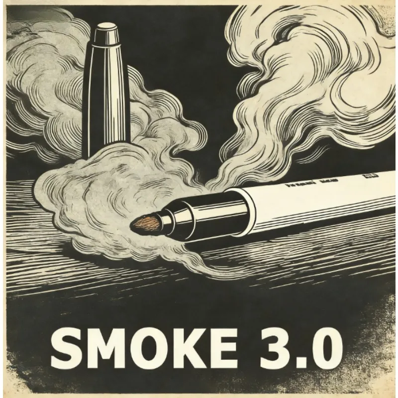 

Дымовая ручка Smoke 3.0: Классический дымогенератор для фокусов, профессиональный реквизит для сценических иллюзий, ментализма и магии
