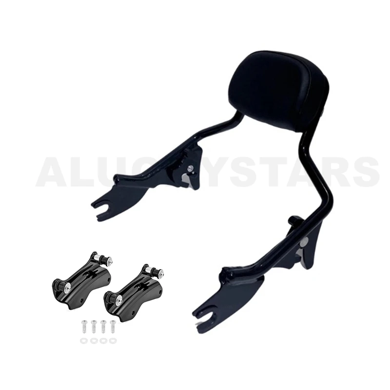 Motorfiets Korte Afneembare Passagier Rugleuning Sissy Bar Voor Harley Touring CVO Street Glide Road King Electra Road Glide 09-23