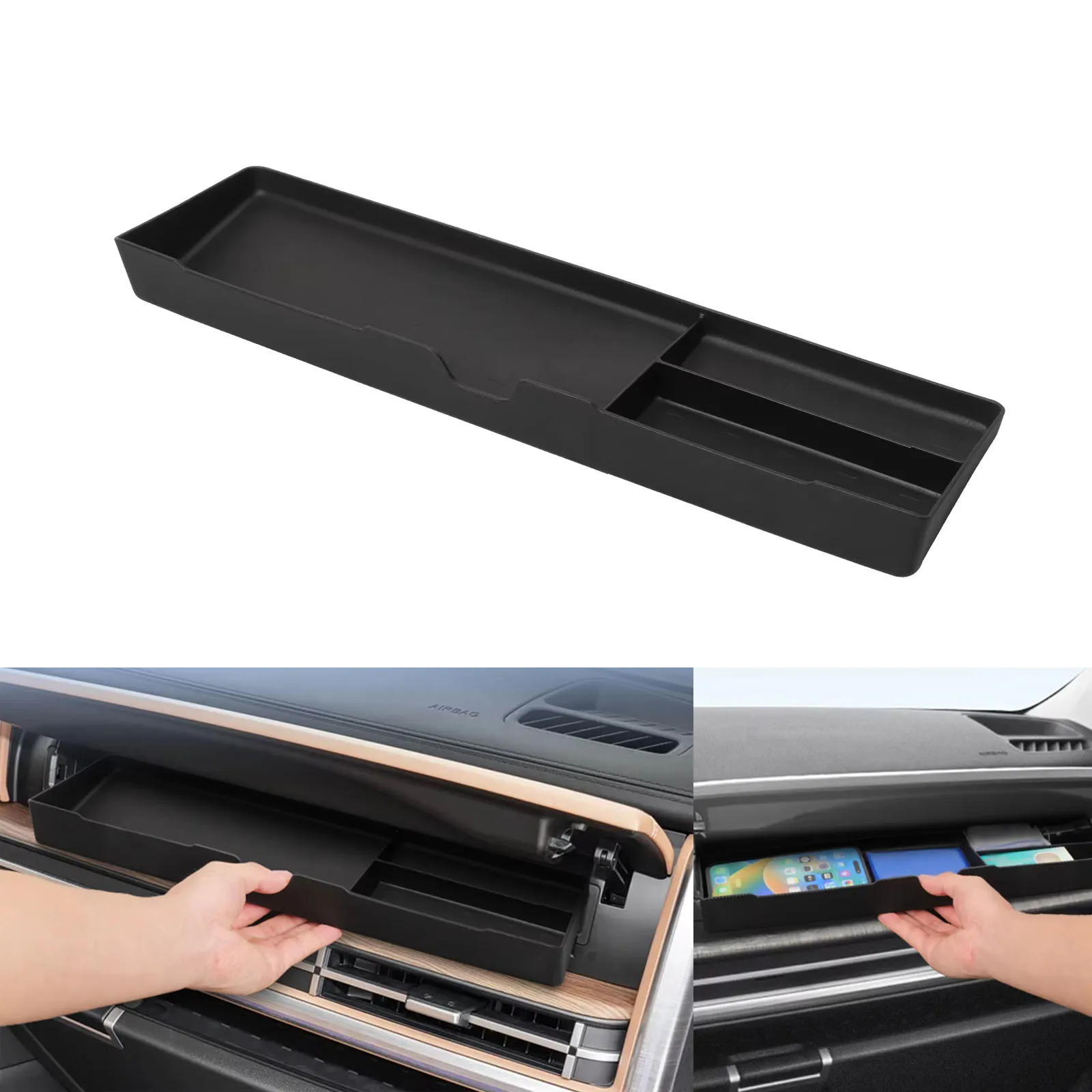 

Car Storage Box For Hyundai Santa Fe 2024 2025 Car Storage Box Accessories Co-Pilot Drawer Storage Case Organizer Tidying Tray