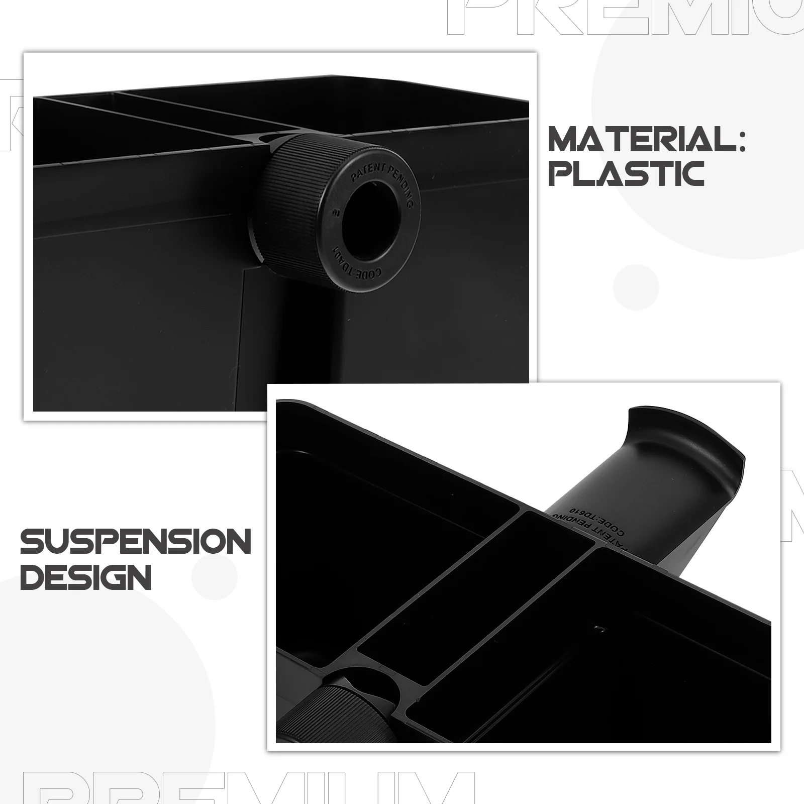 

Cup Holder Tray Microphone Stand Utility Headphone Cable Plastic Music Table Pick