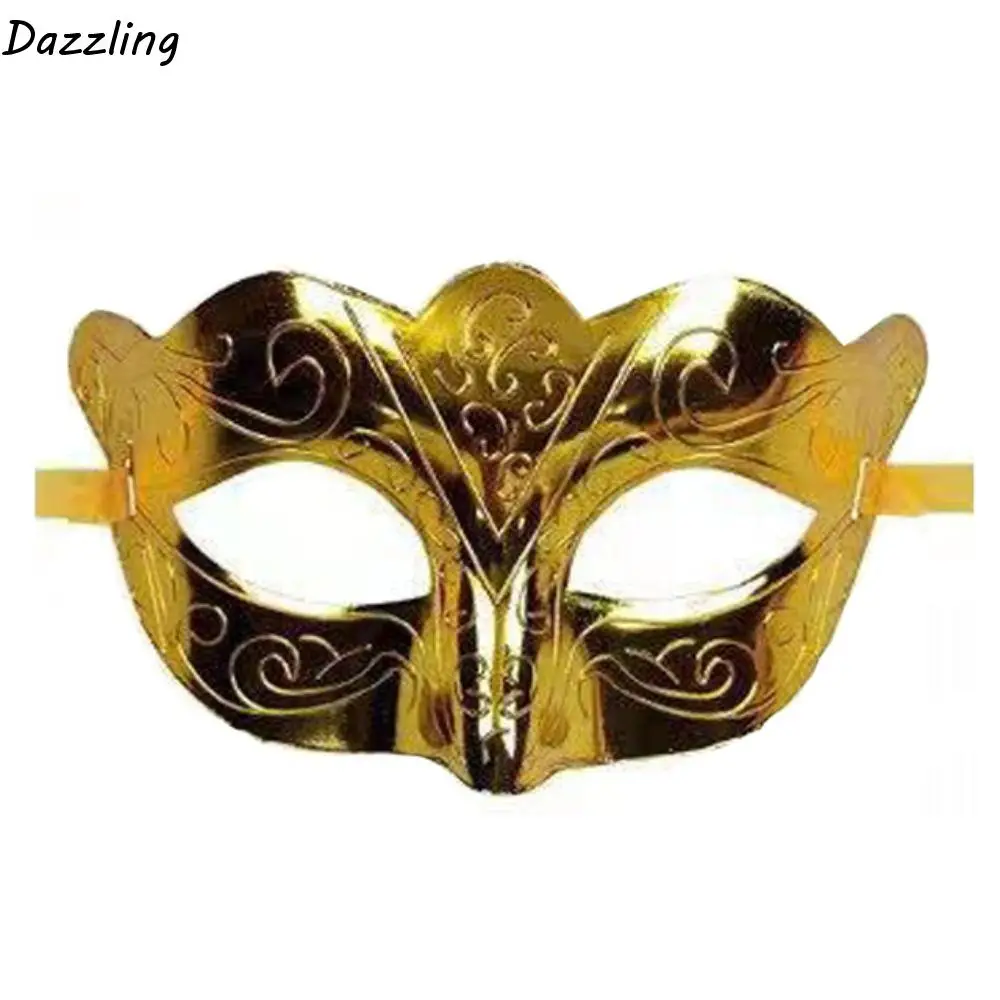 

Half Face Water Ripple Mask Plastic Party Cosplay Props Masquerade Mask Prom Party Supplies Carnival Costume Props Decoration