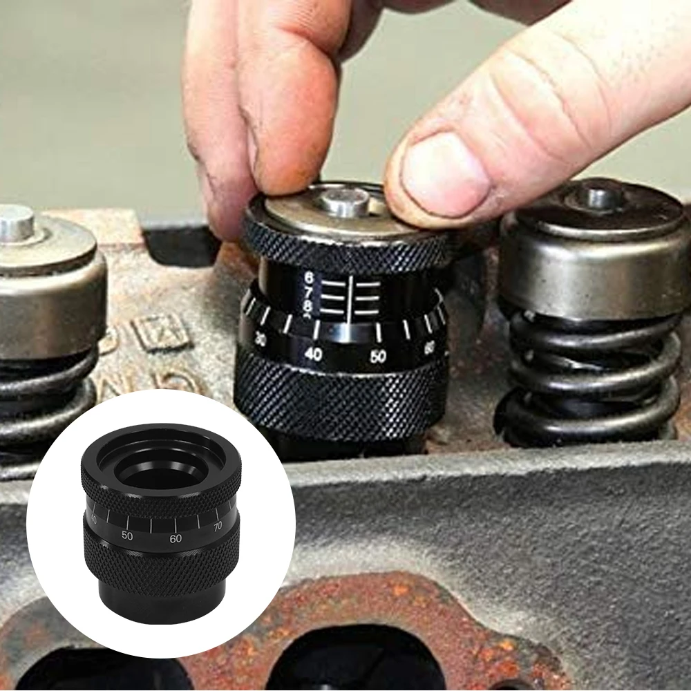 4929 Valve Spring Height Micrometer Measurer Measure Tool Valve Spring Height Caliper For Most V8 Engines Black view 6