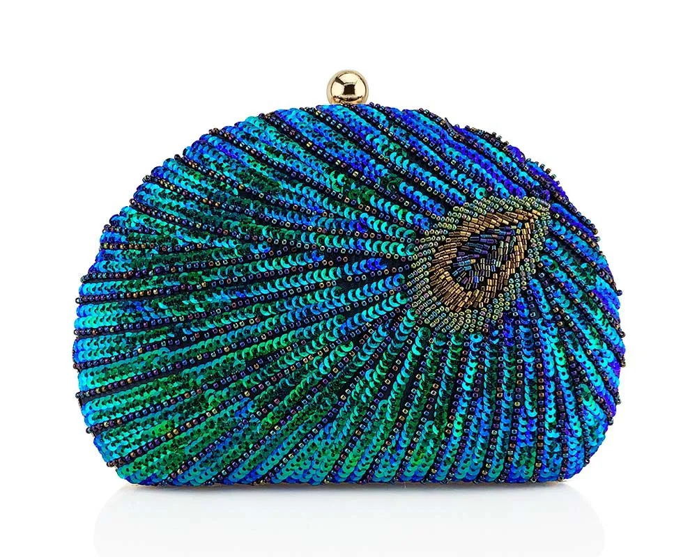 2023 New Women Sequins Evening Bags Bling Banquet Wallets Mini Shell Shaped Clutch Wallets Dinner Purse Drop Shipping