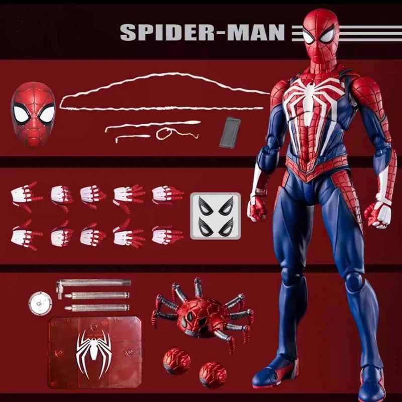 Figuarts Marvel’S Spider Man Ps4 Game Version Peter Parker Marvel Legend Action Figure Model Toys Collection Gift