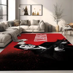S-Scarface 1983 Film Floor Mat Bathroom Mat Room Bedroom Decoration Balcony Anti-Slip Doormat Living Room Bedside Area Rugs