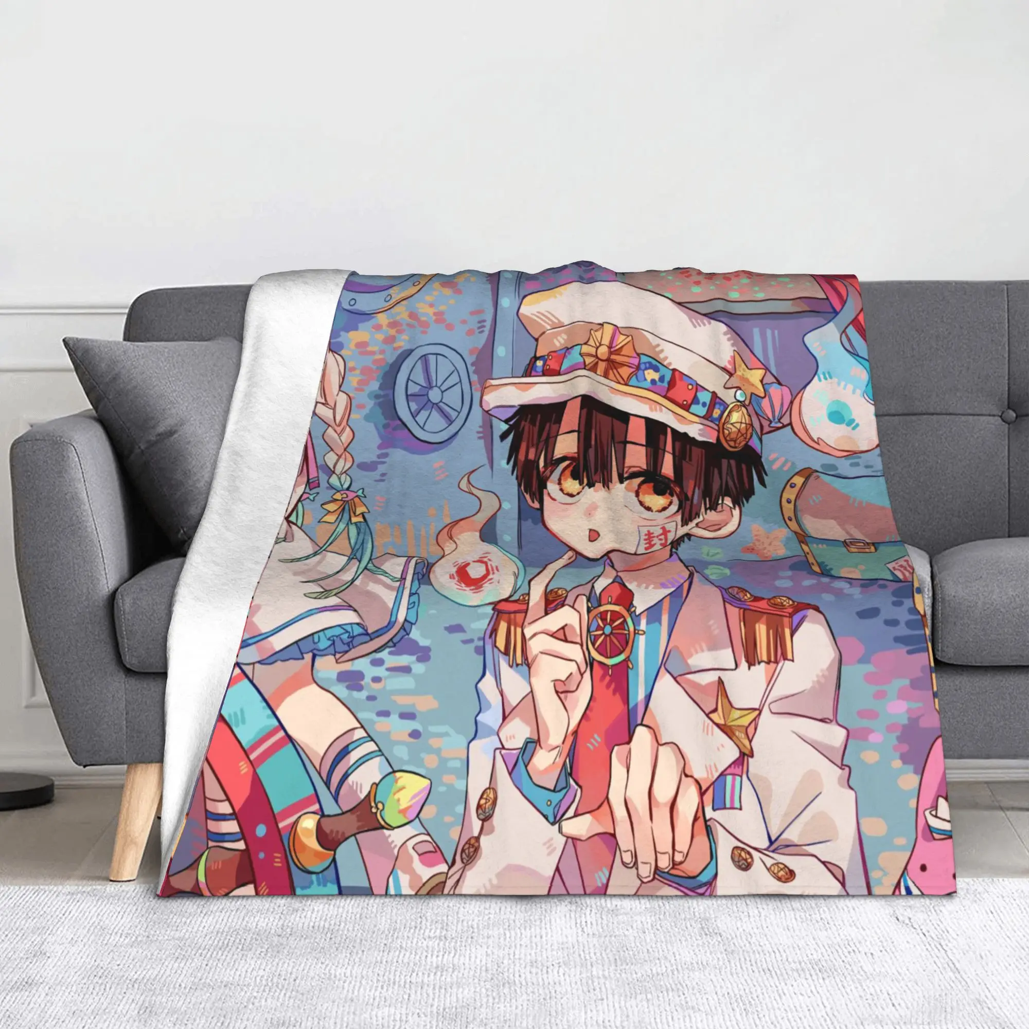 

Hanakos Kuns Flannel Blankets Yashiro Nene Kawaii Novelty Throw Blankets for Home Hotel Sofa 200x150cm Plush Thin Quilt
