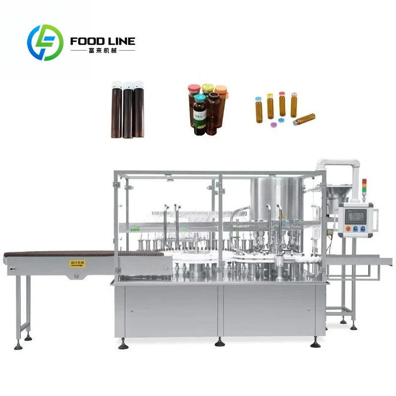 Customized size Rotary liquid filling and capping machine Special filling equipment for oral liquid production line