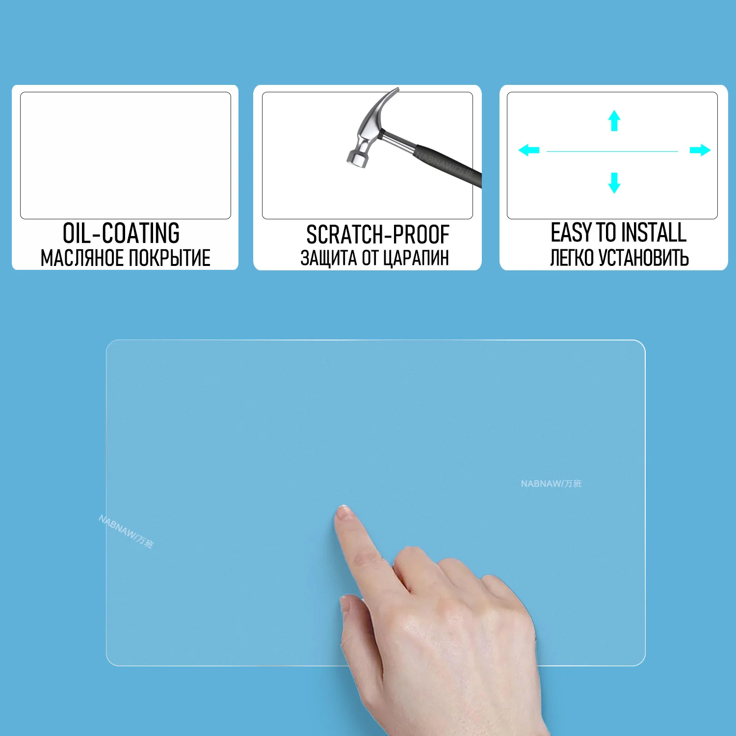 For ALLDOCUBE KIDO CHildren Tablet 8 HD Tempered Glass Screen Protector On KIDO Tablet 8 Scratch Proof Film Free Bubble 2-Pieces