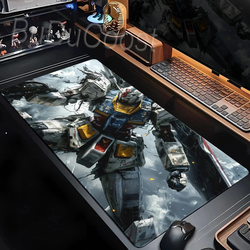XXL Anti-slip Gundam Gamer Mouse Pad Gaming Pc Accessories Large Desk Mat Keyboard Mouse Pads Table Carpet Mousepad Playmat ﻿