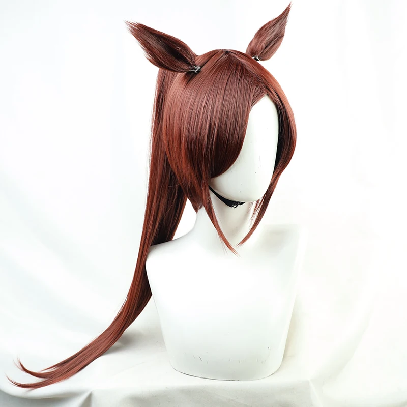 Juego Anime Sakura Bakushin O Cosplay peluca Uma Musume Pretty Derby pelo sintético de fibra resistente al calor