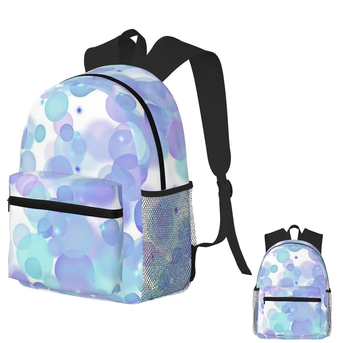 

Sparkling Bokeh Digital Design Student Backpack School Bag Hiking Travel Daypack for Boys Girls Fashion Bookbag Shoulder Bags