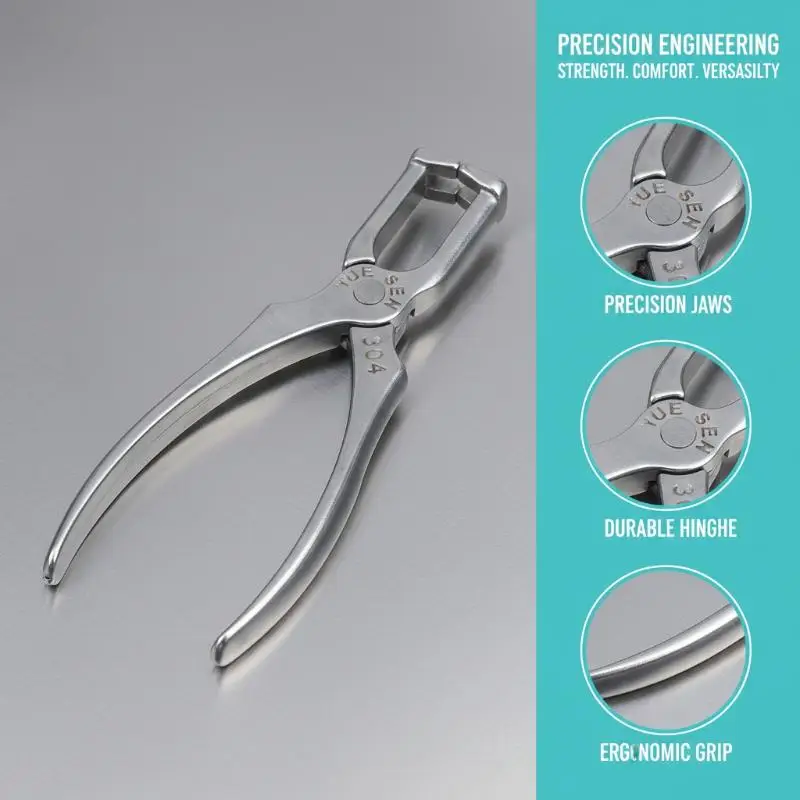 New Stainless Steel Zipper Pliers For Zippers Install Stop Clothes Shoes Zips Repair Kits DIY Replacement Sewing Accessories