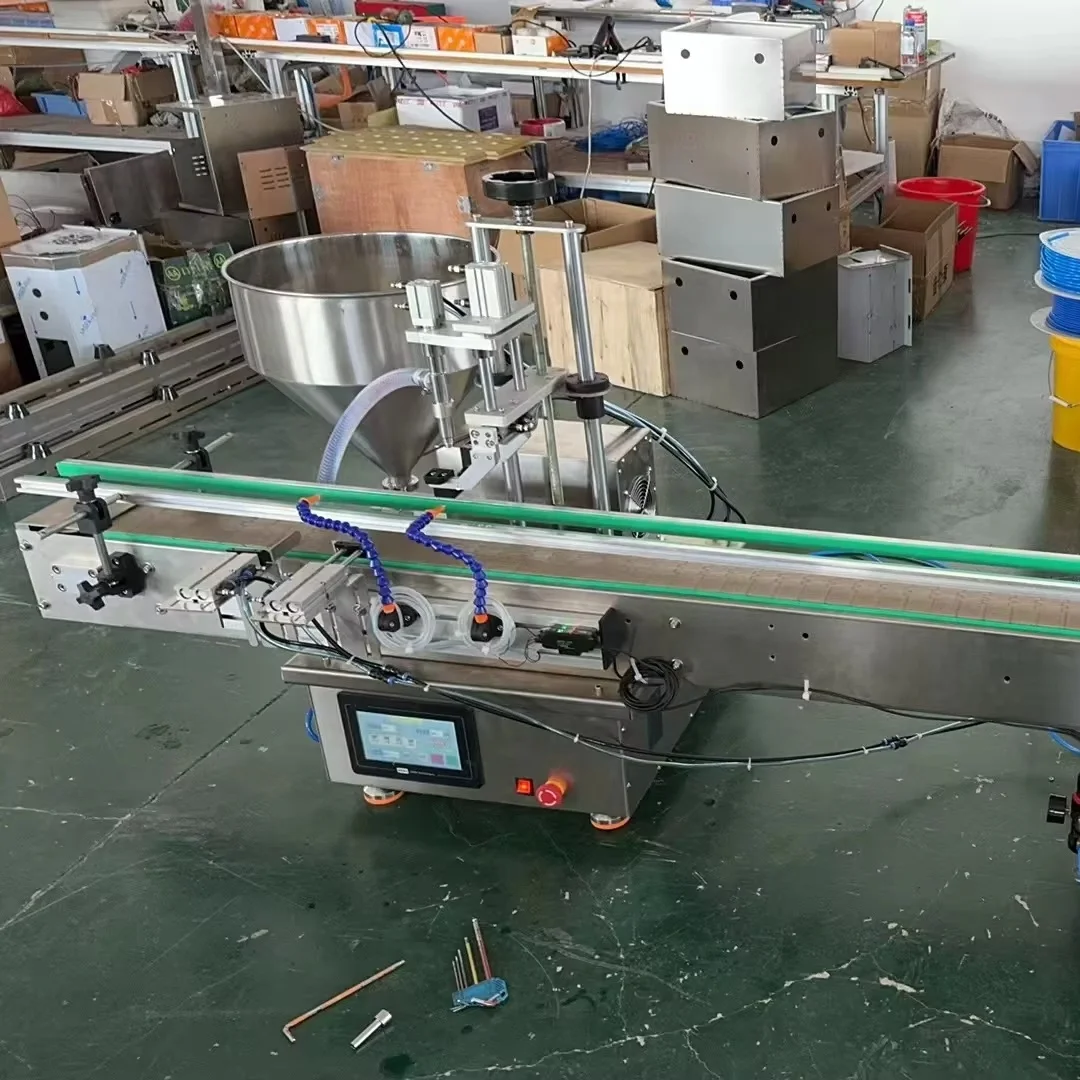 Gold Seller Automatic Desktop Apparel Gear Pump Filling Machine Electric High Viscosity Liquid and Water Dispenser PLC Core Comp