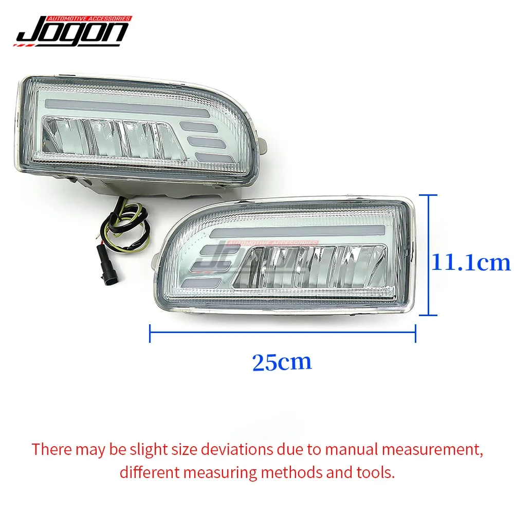 LED Daytime Running Light For TOYOTA  LAND CRUISER 100 LC100 FJ100 1998-2007 UZJ100 FZJ100 Car Front Bumper Fog Lamp Accessories