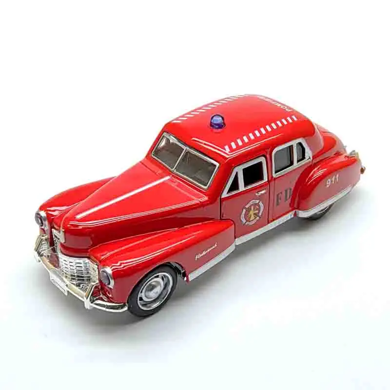 Modelo de coche vintage americano clásico de aleación, con simulación realista, función extraíble y puertas que se pueden abrir, un coche de juguete para niños