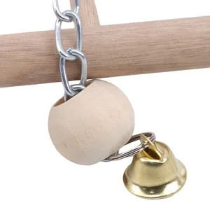 Parrots toys Bird Swing Exercise Playstand Hanging Staircase Ladder Ponte de Pet Animal Papagaio Arara Network Bird toy with bells 10 Main Sales Macaw Clothing - №2