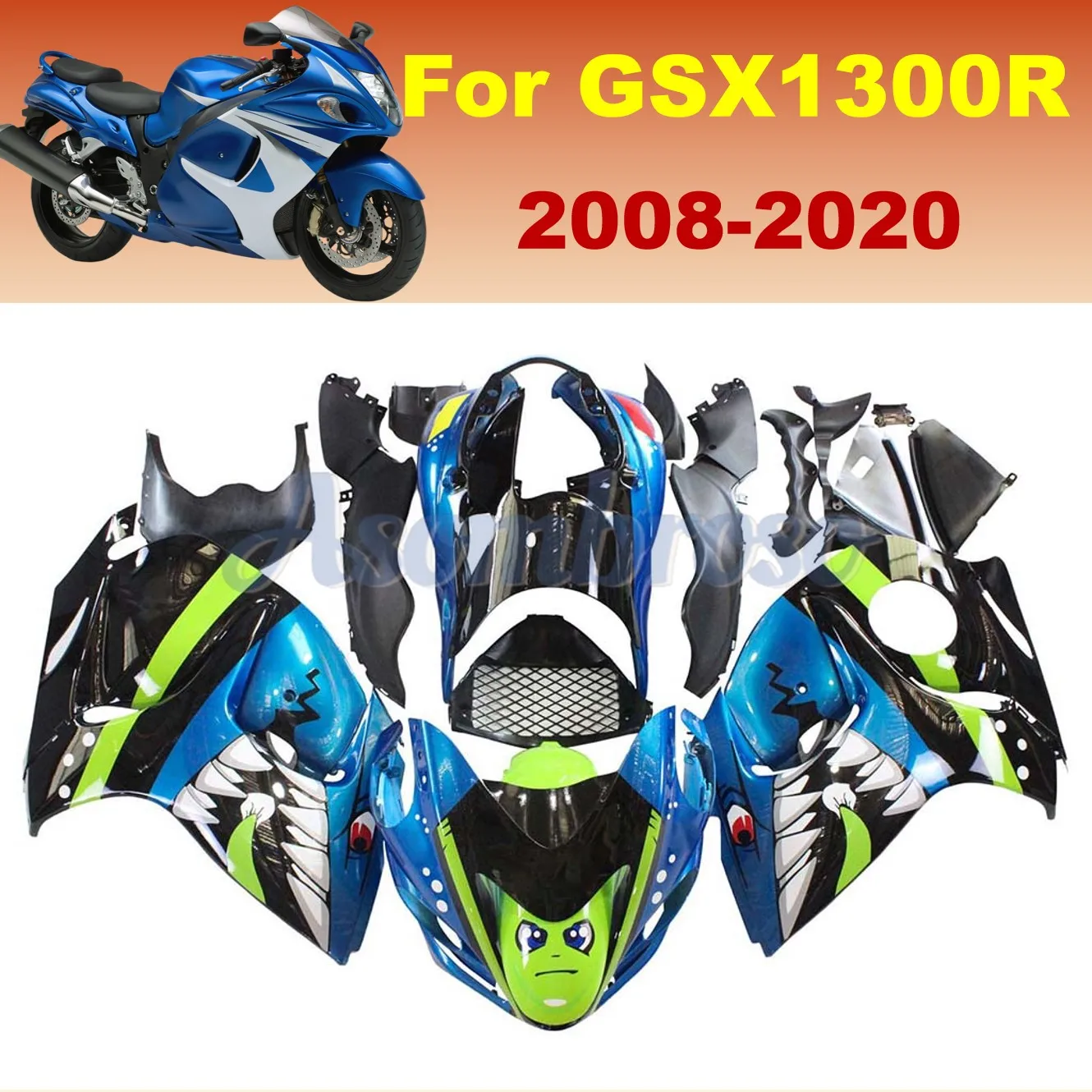 Fairings kit For Suzuki GSX1300R 2008 2009 2010 2012 2013 2015 2016 2018 2019 2020 Cool Shark Bodywork Hayabusa gen2 08-20