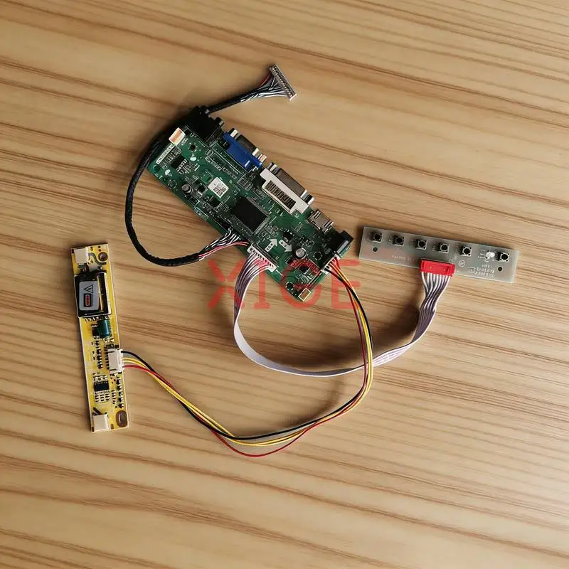 

Комплект платы контроллера экрана для HSD150MX14 QD15XL13 HSD150MX15 HSD150MX17, 1024*768, HDMI+DVI+VGA, 20-контактный LVDS, 2-CCFL, 1024x768