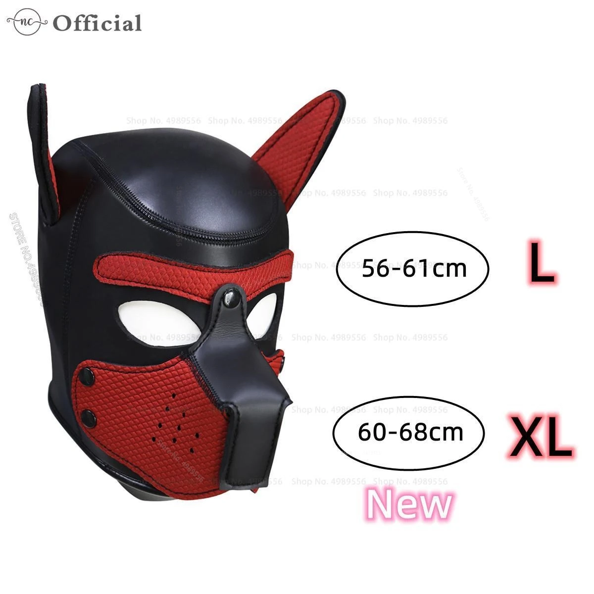 Dog Mask Kit Bdsm Bite Stimulate Sex Toys for Adults in Bed Masque Sexy Couple Games Full Sexshop Erotic Masks Leather Braid Gag