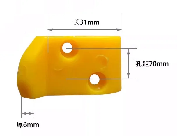 Bandenwisselaar Bandenmachine Onderdelen Onvermoeibare Vogel Kop Pad Wiel Bescherming Pad Plastic Beschermende Pakking Pad Vogel Hoofd Bescherming