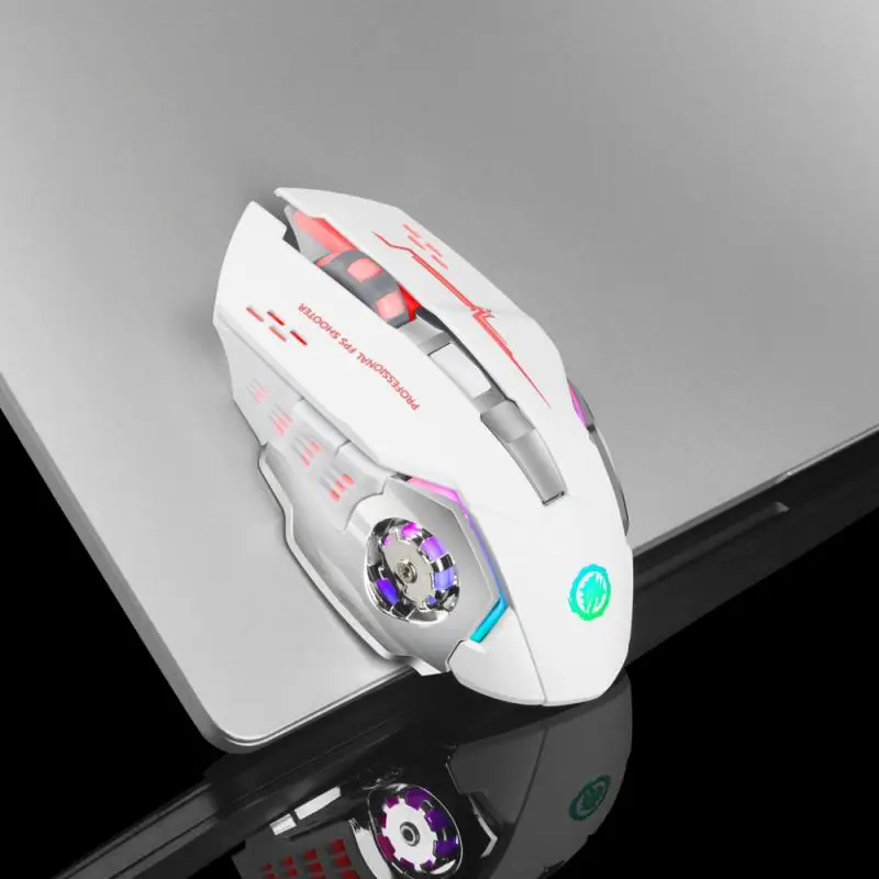Bluetooth Mouse Gaming Computer Rechargeable Wireless Mouse USB Mechanical E-Sports Backlight PC Gamer Mouse For Computer