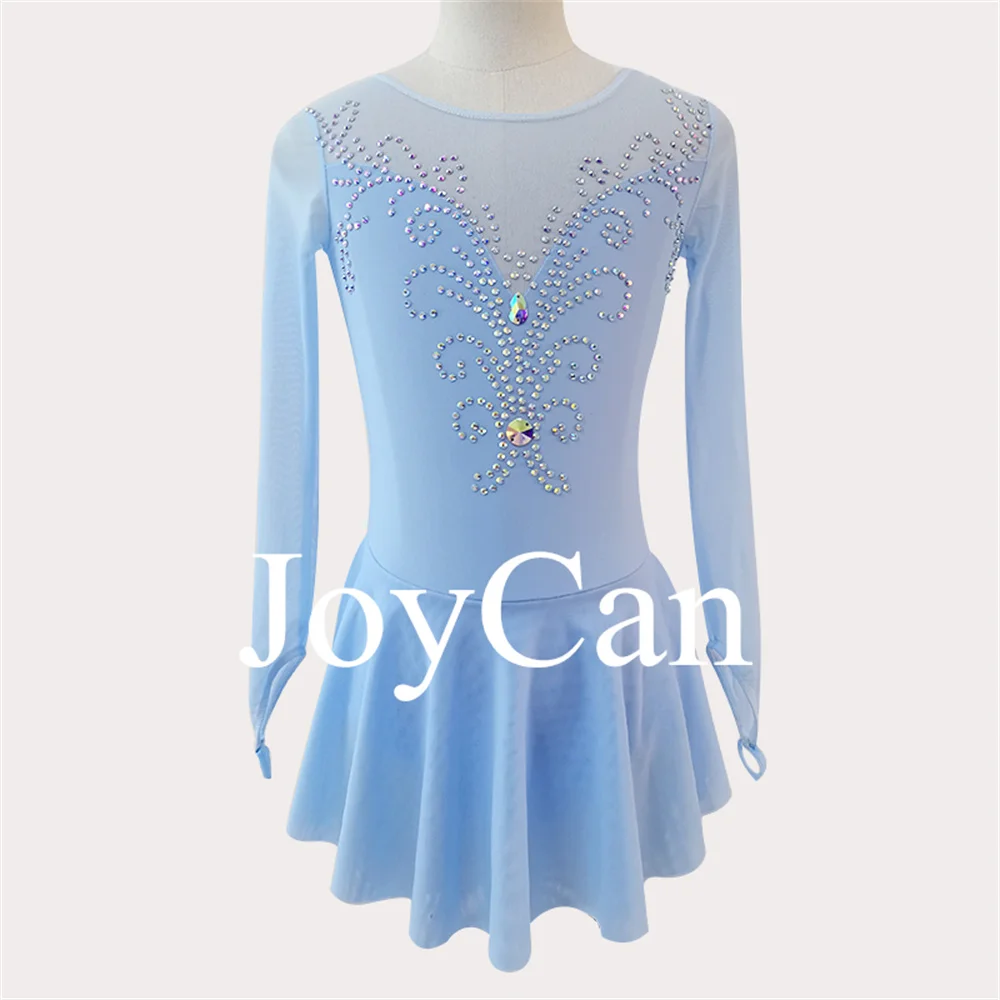 

Ice Figure Skating Dress for Girls Black Spanex Stretchy Competition Dance Wear Customized BD8848BK
